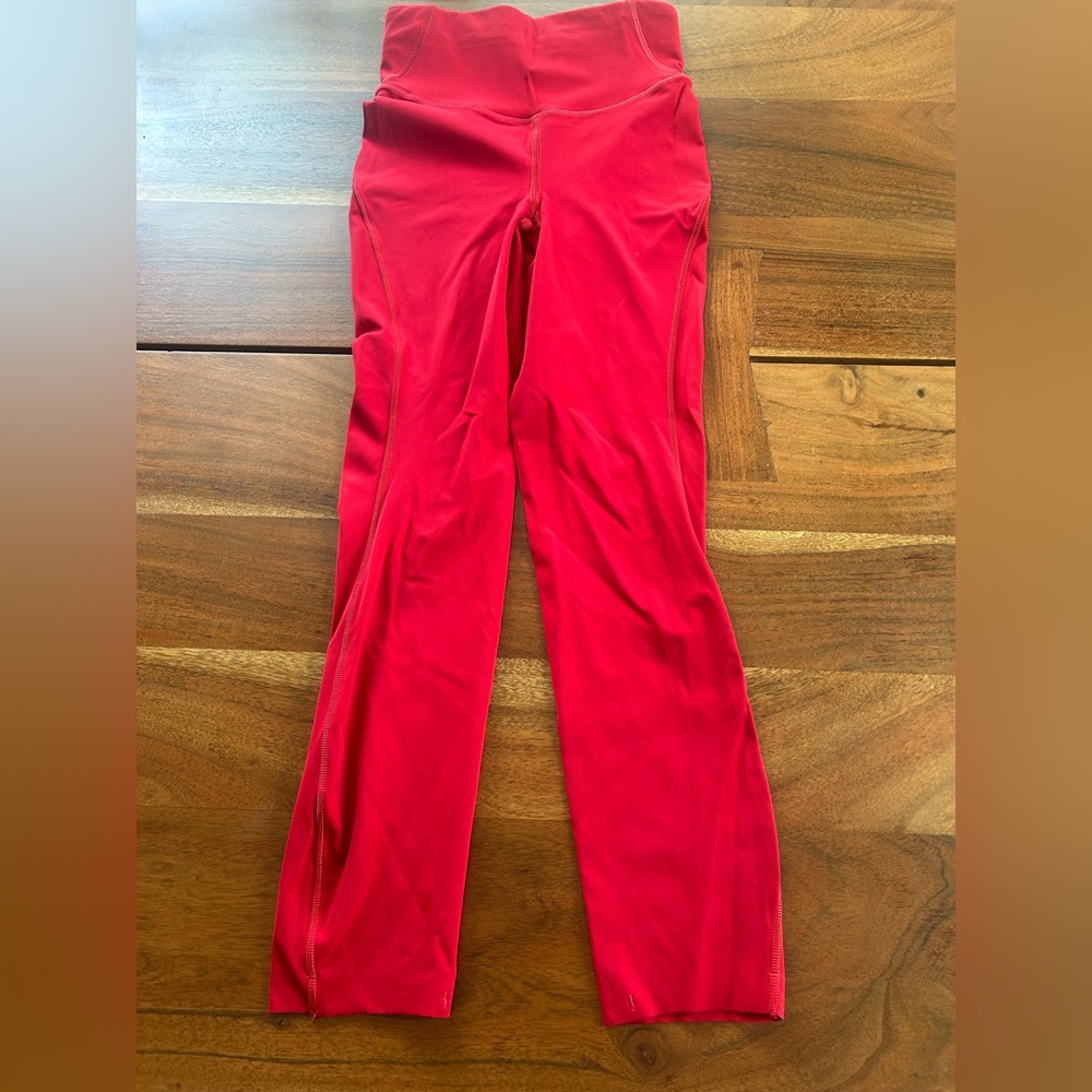 lululemon athletica Red Leggings